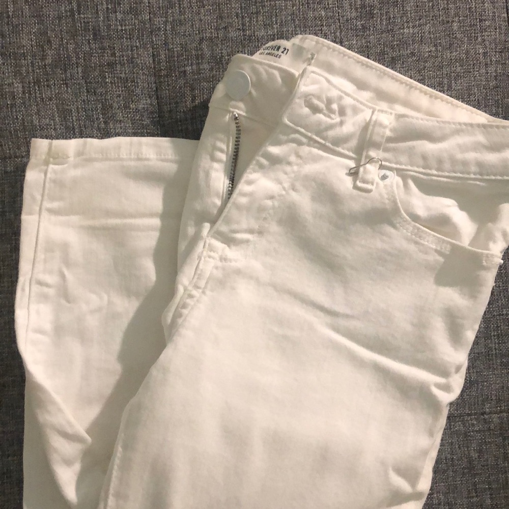 Forever 21 white jeans